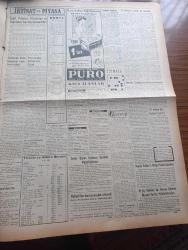 Vatan Gazetesi - Turkish Newspaper - 3 Haziran 1953 - partilerüstü ölçü yazan Ahmet Emin Yalman Başmakale - İngiltere kraliçesi Elizabeth II. muhteşem bir törenle taç giydi fotoğraf - Amerika Ortadoğu'ya alakasını artıracak - Araplar komünizmden çok siyonizmden korkmaktadır - fetih yılına dair meclise iki takrir verildi - Everest'in Fethi Londra'da heyecan uyandırdı - Adnan Menderes İle Fuat Köprülü Kraliçe Elizabeth'in taç giyme törenini takip ettiler - Kadınlar tekkesi yazan Refik Halit Karay Yazı Dizisi - Bektaşi Sırrı dede hapse mahkum oldu - Fatih piyesi ve Nazım Kurşunlu yazan Zuhal Kamran Noyan - İstanbul kapılarında fethin büyük tarihi romanı yazan Feridun Fazıl Tülbentçi Yazı Dizisi - Yugoslav milli futbol takımı dün geldi fotoğraf - Beşiktaş dün İsveç'e gitti - İstanbul Ankara İzmir Teknik Üniversite radyo programı - Gripin - General Electric - Kibar tuvalet sabunları - İndola tavan vantilatörleri - Ankara devlet tiyatrosu şehir tiyatrosu dram kısmında Fatih