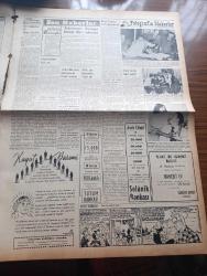 Vatan Gazetesi - Turkish Newspaper - 9 Haziran 1953 - ceza kanununda tadiller yazan Ahmet Emin Yalman Başmakale - eroin kokain morfin ve esrar imalcileri idam edilecek - Kadir gecesi sebebiyle Fatih camii'nde şefaat ya resulallah mahyası fotoğraf - Kore'de esirlerin iadesi için anlaşma Dün imza edildi fotoğraf - hac işleri dairesi kurulması isteniyor - NATO Kuvvetleri başkomutanı General Ridgway dün Ankara'ya veda ziyareti için geldi - İtalya seçimlerinde De Gasperi başta - Beşiktaş Danimarka karmasını 5-4 yendi - Amerikan kız koleji'nde karne töreni fotoğraf - kadınlar tekkesi yazan Refik Halit Karay Yazı Dizisi - Hakkı Yaratan isimli Türk mucidi türbinli otomobil imal etti - Atina'da büyük genel grev yapılıyor - İstanbul kapılarında fethin büyük tarihi romanı yazan Feridun Fazıl Tülbentçi Yazı Dizisi - çocuklar sizin köşeniz - Atlas sinemasında ters yüz ve yanlış yanlış üstüne piyesi - Belgrad Ankara Maçı fotoğraf - Cenevre'de kadınlara oy hakkı tanınmadı - Singer saatleri