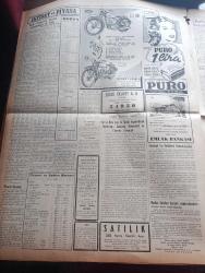 Vatan Gazetesi - Turkish Newspaper - 9 Haziran 1953 - ceza kanununda tadiller yazan Ahmet Emin Yalman Başmakale - eroin kokain morfin ve esrar imalcileri idam edilecek - Kadir gecesi sebebiyle Fatih camii'nde şefaat ya resulallah mahyası fotoğraf - Kore'de esirlerin iadesi için anlaşma Dün imza edildi fotoğraf - hac işleri dairesi kurulması isteniyor - NATO Kuvvetleri başkomutanı General Ridgway dün Ankara'ya veda ziyareti için geldi - İtalya seçimlerinde De Gasperi başta - Beşiktaş Danimarka karmasını 5-4 yendi - Amerikan kız koleji'nde karne töreni fotoğraf - kadınlar tekkesi yazan Refik Halit Karay Yazı Dizisi - Hakkı Yaratan isimli Türk mucidi türbinli otomobil imal etti - Atina'da büyük genel grev yapılıyor - İstanbul kapılarında fethin büyük tarihi romanı yazan Feridun Fazıl Tülbentçi Yazı Dizisi - çocuklar sizin köşeniz - Atlas sinemasında ters yüz ve yanlış yanlış üstüne piyesi - Belgrad Ankara Maçı fotoğraf - Cenevre'de kadınlara oy hakkı tanınmadı - Singer saatleri