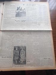Vatan Gazetesi - Turkish Newspaper - 9 Haziran 1953 - ceza kanununda tadiller yazan Ahmet Emin Yalman Başmakale - eroin kokain morfin ve esrar imalcileri idam edilecek - Kadir gecesi sebebiyle Fatih camii'nde şefaat ya resulallah mahyası fotoğraf - Kore'de esirlerin iadesi için anlaşma Dün imza edildi fotoğraf - hac işleri dairesi kurulması isteniyor - NATO Kuvvetleri başkomutanı General Ridgway dün Ankara'ya veda ziyareti için geldi - İtalya seçimlerinde De Gasperi başta - Beşiktaş Danimarka karmasını 5-4 yendi - Amerikan kız koleji'nde karne töreni fotoğraf - kadınlar tekkesi yazan Refik Halit Karay Yazı Dizisi - Hakkı Yaratan isimli Türk mucidi türbinli otomobil imal etti - Atina'da büyük genel grev yapılıyor - İstanbul kapılarında fethin büyük tarihi romanı yazan Feridun Fazıl Tülbentçi Yazı Dizisi - çocuklar sizin köşeniz - Atlas sinemasında ters yüz ve yanlış yanlış üstüne piyesi - Belgrad Ankara Maçı fotoğraf - Cenevre'de kadınlara oy hakkı tanınmadı - Singer saatleri
