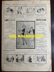 Osmanlıca Akbaba Mizah Dergisi-Gazetesi, Orijinal Dönem Basım, (Ottoman Magazine-Newspaper) - 2 Ekim 1924 - Sayı: 191 - Rumi: 2 Teşrin-i Evvel 1340 - Karikatürist Ramiz Gökçe'nin Çalışması: Seferber Maarif Ordusunun Yeni Cephesi 