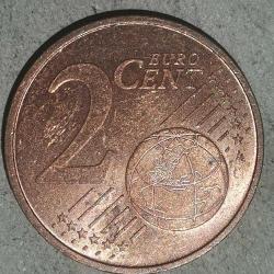 ALMANYA  2021 D   2 EURO CENT
