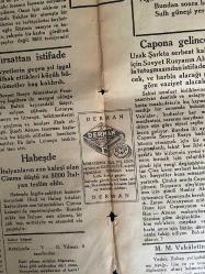 KÖROĞLU gazetesi 1941 YILI ALMAN RUS SAVAŞI KARİKATÜR NAZİ ALMANYASI DÖNEMİ