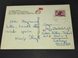 K0011-EGENİN İNCİSİ İZMİR-EFES OTELİ/İNCİRALTI PLAJI/KONAK/FUAR DAN GÖRÜNÜŞ KARTPOSTAL