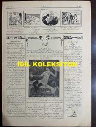Osmanlıca Akbaba Mizah Dergisi-Gazetesi, Orijinal Dönem Basım, (Ottoman Magazine-Newspaper) - 27 Kasım 1924 - Sayı: 207 - Rumi: 27 Teşrin-i Sani 1340 - Karikatürist Ramiz Gökçe'nin Ali Fethi Okyar Temalı Çalışması: Başvekil ve Müdafaa-i Milliye Vekili Fethi Bey Mecliste Hükümet Beyannamesini Okurken! - Laklakiyat: Haftanın Panoraması - Refik Halit (Karay)'in Bir Nüktesi Daha: Edebiyat-ı Cedide Erkanından Ali Ekrem (Bolayır) Bey Hakkında Refik Halit Merhumun Zarif Bir Sözünü Hikaye Ettiler - Küçük Hikaye: Prensin Gözdesi - Üstad-ı Azam'ın Bir Nüktesi: Florinalı Nazım Bey, Üstad-ı Azam Abdülhak Hamit (Tarhan)'e Bundan Birkaç Ay Evvel, Yeni Bir Eserini Götürüp Bir Takriz Yazmasını Rica Eder - Ratip Tahir Burak'ın Karikatürleri - Zamane Hizmetçileri - Tahir Nadi Efendi'nin Kurnazlığı - Fransızca Sourire'den Bir Karikatür 