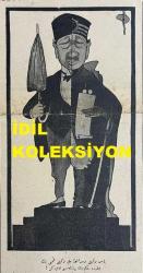 Osmanlıca Akbaba Mizah Dergisi-Gazetesi, Orijinal Dönem Basım, (Ottoman Magazine-Newspaper) - 27 Kasım 1924 - Sayı: 207 - Rumi: 27 Teşrin-i Sani 1340 - Karikatürist Ramiz Gökçe'nin Ali Fethi Okyar Temalı Çalışması: Başvekil ve Müdafaa-i Milliye Vekili Fethi Bey Mecliste Hükümet Beyannamesini Okurken! - Laklakiyat: Haftanın Panoraması - Refik Halit (Karay)'in Bir Nüktesi Daha: Edebiyat-ı Cedide Erkanından Ali Ekrem (Bolayır) Bey Hakkında Refik Halit Merhumun Zarif Bir Sözünü Hikaye Ettiler - Küçük Hikaye: Prensin Gözdesi - Üstad-ı Azam'ın Bir Nüktesi: Florinalı Nazım Bey, Üstad-ı Azam Abdülhak Hamit (Tarhan)'e Bundan Birkaç Ay Evvel, Yeni Bir Eserini Götürüp Bir Takriz Yazmasını Rica Eder - Ratip Tahir Burak'ın Karikatürleri - Zamane Hizmetçileri - Tahir Nadi Efendi'nin Kurnazlığı - Fransızca Sourire'den Bir Karikatür 