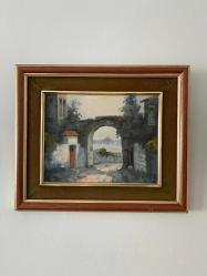 MURAT ERSİN TABLO YAĞLI BOYA TUVALE BOĞAZİÇİ