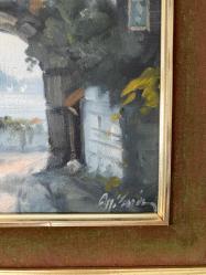 MURAT ERSİN TABLO YAĞLI BOYA TUVALE BOĞAZİÇİ