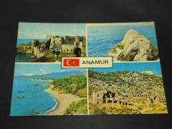 K0017-ANAMUR-KENT'DEN 4 AYRI GÖRÜNÜŞ KARTPOSTAL