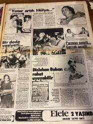 HAFTA SONU GAZETESİ DOĞUM GÜNÜ HEDİYESİ  ( Turkish Newspaper ) - 8 ARALIK 1979 -TAM TAKIM 12 SAYFADIR -Cengiz Polatkan - Zeki Müren - Kadir İnanır - Suna Keskin - Tarık Aktuğ - Begüm - Melek Koçyiğit - Sibel Egemen - Sezen Aksu - Ümit Utku - Diclehan Baban - Hilmi Tepaşır - Necati Karakurt - Nazan Şoray - Neşe Karaböcek - Tevfik Yener - Kemani Hasan Efendi - Türkan Şoray - Joseph Armağan - Neco - Mustafâ Karadeniz - Fatma Girik - Gülay Girik - Mehmet Nuri Girik - Avni Girik - Gülten Girik - Ayla - Damla - Necla Nur - Ali Orhan Zindancıoğlu - Oya Zindancıoğlu - Serdar Çakan - Üzülme karıcığım - Naciye Üzüm - Dina Hansen - Dost eller üzerinde son yolculuk - Cengiz Polatkan’ın son resmi - Zeki Müren herkesi aldatıyor - Sahte mumlarla kutlanan sahte doğum günleri - Butto’nun idamına hayır - Başörtülü protesto defilesi - Peshaver geceleri - Beyaz güvercin - Butto’nun izinde - Yeter artık Hülya - Bir dede vasiyeti - Paravan sevgili gerçek sevgili - Diclehan Baban rahat uyuyabilir - Nazan Şor