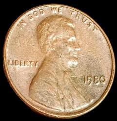 Amerika 1980 Lincoln Cent Çil