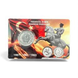 1983 Yılı 5 Lira Özel Kiti İçinde