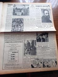 Vatan Gazetesi - Turkish Newspaper - 6 Mart 1955 - çok kıymetli bir enstitü yazan Ahmet Emin Yalman Başmakale - başvekil Adnan Menderes Arap devletlerine Mısır baskı yapıyor dedi - israilliler gazzede tekrar ateş açtılar fotoğraf - Celal Bayar Irak'ta - CHP meclis üyeleri Nihat Erim'in durumunu tenkit ettiler - grekoromen güreşlerde isveç'e dün 6 2 mağlup olduk - Hanımın çiftliği yazan Orhan Kemal Yazı Dizisi - Avrupa Birliği mevzuunda münazara - gençliğin Atatürk'e cevabı müsabakası geri bırakıldı - geçmişte bugün büyük sanatkar Mikelanj yazan Feridun Fazıl Tülbentçi - Şah İsmail yazan Feridun Fazıl Tülbentçi Yazı Dizisi - Kerbela vakası yazan Mehmet Şehitoğlu - son beste filmi oynayanlar Zeki Müren Belgin Doruk Sümer İnci ve Taksim sinemasında  - Kadın severse filmi oynayanlar Muzaffer Tema Gülistan Güzey Elhamra Bulvar ve Turan sinemalarında - Zeki Müren fotoğraf - İstanbul sinema tiyatro programı - Ankara İstanbul İzmir Teknik Üniversite radyo programı - Safiye Ayla Tepebaşında