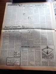 Vatan Gazetesi - Turkish Newspaper - 6 Mart 1955 - çok kıymetli bir enstitü yazan Ahmet Emin Yalman Başmakale - başvekil Adnan Menderes Arap devletlerine Mısır baskı yapıyor dedi - israilliler gazzede tekrar ateş açtılar fotoğraf - Celal Bayar Irak'ta - CHP meclis üyeleri Nihat Erim'in durumunu tenkit ettiler - grekoromen güreşlerde isveç'e dün 6 2 mağlup olduk - Hanımın çiftliği yazan Orhan Kemal Yazı Dizisi - Avrupa Birliği mevzuunda münazara - gençliğin Atatürk'e cevabı müsabakası geri bırakıldı - geçmişte bugün büyük sanatkar Mikelanj yazan Feridun Fazıl Tülbentçi - Şah İsmail yazan Feridun Fazıl Tülbentçi Yazı Dizisi - Kerbela vakası yazan Mehmet Şehitoğlu - son beste filmi oynayanlar Zeki Müren Belgin Doruk Sümer İnci ve Taksim sinemasında  - Kadın severse filmi oynayanlar Muzaffer Tema Gülistan Güzey Elhamra Bulvar ve Turan sinemalarında - Zeki Müren fotoğraf - İstanbul sinema tiyatro programı - Ankara İstanbul İzmir Teknik Üniversite radyo programı - Safiye Ayla Tepebaşında