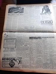Vatan Gazetesi - Turkish Newspaper - 6 Mart 1955 - çok kıymetli bir enstitü yazan Ahmet Emin Yalman Başmakale - başvekil Adnan Menderes Arap devletlerine Mısır baskı yapıyor dedi - israilliler gazzede tekrar ateş açtılar fotoğraf - Celal Bayar Irak'ta - CHP meclis üyeleri Nihat Erim'in durumunu tenkit ettiler - grekoromen güreşlerde isveç'e dün 6 2 mağlup olduk - Hanımın çiftliği yazan Orhan Kemal Yazı Dizisi - Avrupa Birliği mevzuunda münazara - gençliğin Atatürk'e cevabı müsabakası geri bırakıldı - geçmişte bugün büyük sanatkar Mikelanj yazan Feridun Fazıl Tülbentçi - Şah İsmail yazan Feridun Fazıl Tülbentçi Yazı Dizisi - Kerbela vakası yazan Mehmet Şehitoğlu - son beste filmi oynayanlar Zeki Müren Belgin Doruk Sümer İnci ve Taksim sinemasında  - Kadın severse filmi oynayanlar Muzaffer Tema Gülistan Güzey Elhamra Bulvar ve Turan sinemalarında - Zeki Müren fotoğraf - İstanbul sinema tiyatro programı - Ankara İstanbul İzmir Teknik Üniversite radyo programı - Safiye Ayla Tepebaşında