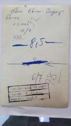 CAZ MÜZİĞİN SEVİLEN İSİMLERİNDEN BATERİST ASIM EKREN'İN ORİJİNAL 4'LÜ FOTOĞRAF SETİ - 18 x 12 cm EBADINDA - ASIM EKREN, EŞİ ZEYNEP EKREN'LE SAHİP OLDUKLARI GÖZTEPE BAĞDAT CADDESİ ÜZERİNDE BULUNAN BUTİKLERİ SALDIRIYA UĞRADI. BUTİK ÖNÜNDE ÇEKİLMİŞ 4 FARKLI KARE