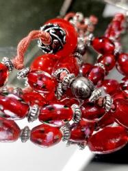 ESKİ CAM BONCUK KOLYE