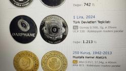 1 LİRA 2024 (TÜRK DEVLETLERİ TEŞKİLATININ KURULUŞUNUN 15. YILDÖNÜMÜ ANISINA 5000 ADET BASILMIŞTIR )