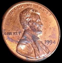 Efemera - Amerika 1994 Lincoln Cent - kitantik - kitaLog
