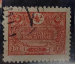 LOT.3 » 1913 Yeni Postane serisinden 10 kuruş-damgalı valör