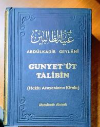 gunyet üt talibin (hakkı arayanların kitabı) iki cilt bir arada