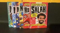 Futbolun Süper Yıldızları- Ronaldo -  Messi - Neymar - Mbappe - Salah - Mane (6 Kitap)