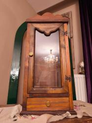 Minyatür Masif Ahşap Dolap / 63 cm