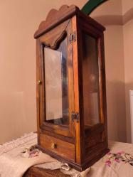 Minyatür Masif Ahşap Dolap / 63 cm