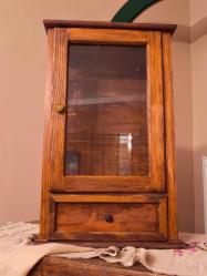Minyatür Masif Ahşap Dolap / 58 cm