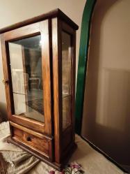 Minyatür Masif Ahşap Dolap / 58 cm