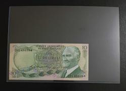 6.EMİSYON ÇOK NADİR C01 SERİSİ 10 LİRA ÇİL ALTI KONDİSYONDA