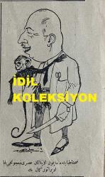 Osmanlıca Akbaba Mizah Dergisi-Gazetesi, Orijinal Dönem Basım, (Ottoman Magazine-Newspaper) - 6 Kasım 1924 - Sayı: 201 - Rumi: 6 Teşrin-i Sani 1340 - Karikatürist Ramiz Gökçe'nin İsmet İnönü Temalı Çalışması: Mecliste Muarızlar 