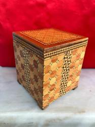 Vintage Ahşap Kuşlu Sigara Sunumluğu