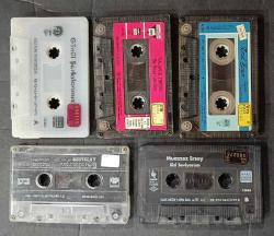 KARTONETSİZ TÜRK SANAT MÜZİĞİ KASET LOTU * LOT 257 * GÖNÜL ŞARKILARIMIZ * NALAN ALTINÖRS * EMEL SAYIN * MUAZZEZ ERSOY (x2)