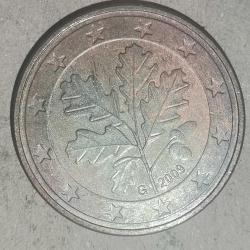 ALMANYA  2009 G    5 EURO CENT