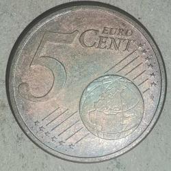 ALMANYA  2009 G    5 EURO CENT