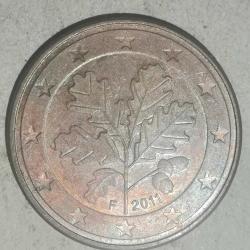 ALMANYA  2011 F     5 EURO CENT