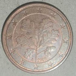 ALMANYA  2005 A    5 EURO CENT
