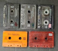 KARTONETSİZ TÜRKÇE POP KASET LOTU * LOT 249 * KAYAHAN(x3) * TARKAN * NİL KARAİBRAHİMGİL