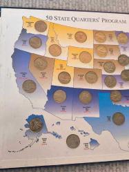 Amerika Quarter Dolar hatıra para Seti 50 Eyalet Set