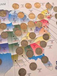 Amerika Quarter Dolar hatıra para Seti 50 Eyalet Set