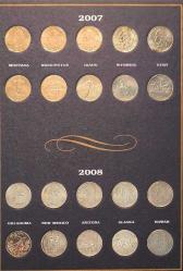 Amerika Quarter Dolar hatıra para Seti 2004-2008 Arası Set