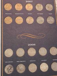 Amerika Quarter Dolar hatıra para Seti 2004-2008 Arası Set