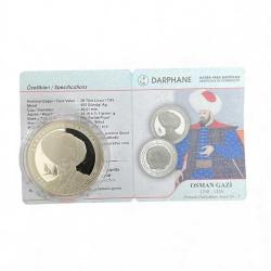 Osmanlı Padişahları Serisi No.1 Osman Gazi Sertifikalı Gümüş