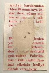 John GILBERT / Çikolata kartı