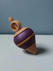 vintage ahşap desenli topaç