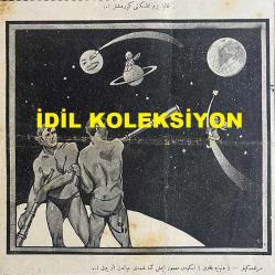 Osmanlıca Akbaba Mizah Dergisi-Gazetesi, Orijinal Dönem Basım, (Ottoman Magazine-Newspaper) - 25 Ağustos 1924 - Sayı: 180 - Rumi: 25 Ağustos 1340 - Karikatür: Galiba Bizim Memleketi Görmüşler!.. Merihdekiler: (Dünyaya Bakarak) Eskiden Mamur İmiş Ama Şimdi Hayattan Eser Yok!.. - Laklakiyat: Merih'e Dair - İki Mebus: Büyükada'da Yakup Kadri (Karaosmanoğlu) Bey Dalgınlıkla Falih Rıfkı (Atay) Bey'e 