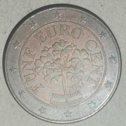 AVUSTURYA 2017   5 EURO CENT