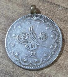 II Abdülhamid 1293/32 2 Kuruş Gümüş, Kulplu