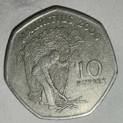 MAURITIUS  2000  10 RUPEES